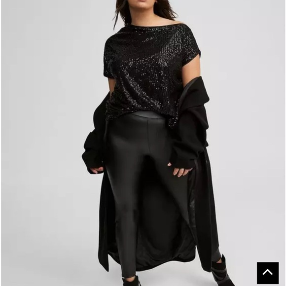 Torrid Off Shoulder Sequin Top - Picture 4 of 5